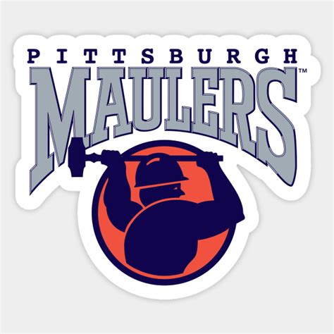 Pittsburgh Maulers - Usfl - Sticker | TeePublic