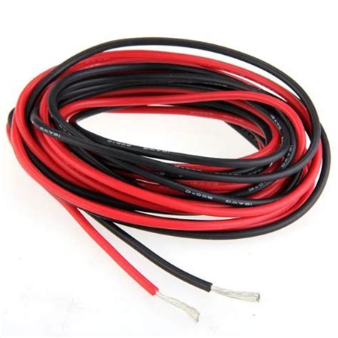 ALLiSHOP 18# AWG Electrical Wires ,DIY Silicone Electronic Wire 18 ...