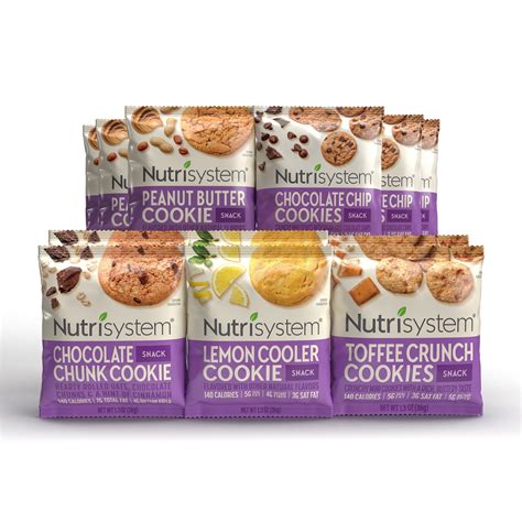 Nutrisystem Cookie Variety Pack, Support Weight Loss with Convenient ...