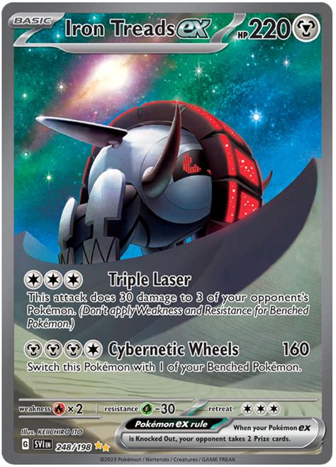 Iron Treads ex - Scarlet & Violet #248 Pokemon Card