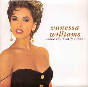 Vanessa Williams - Save The Best For Last | Releases | Discogs