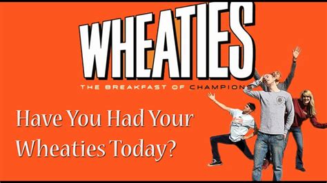 Wheaties Commercial - YouTube