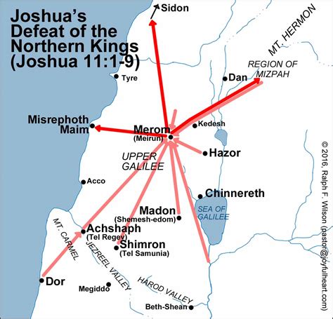 Maps for the Book of Joshua -- JesusWalk Bible Study Series