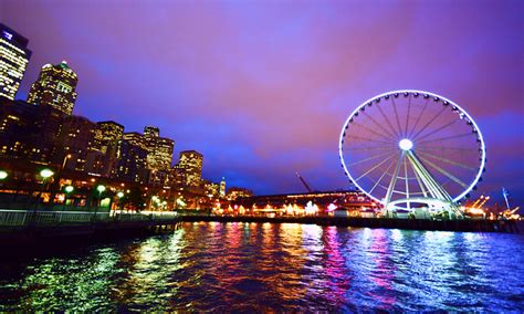 The Seattle Great Wheel at Night | Flickr - Photo Sharing!