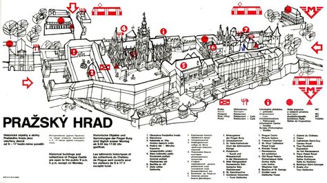 Prague Castle Map | 5/29/1992 -- Map of Prague Castle | mudsharkalex ...