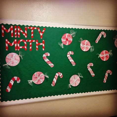 Christmas Math Bulletin Board Ideas