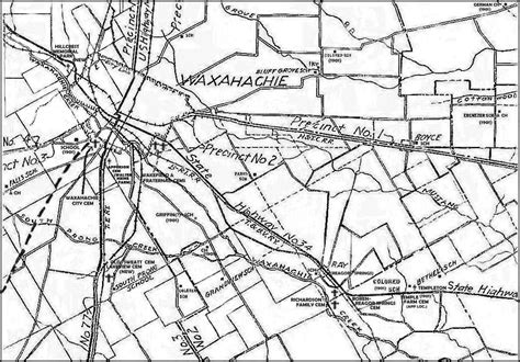 Ellis County TXGenWeb - Ellis County Map #6