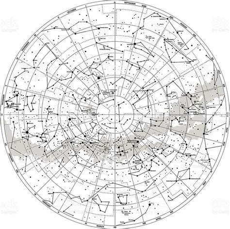 detailed sky map Southern hemisphere with names of stars | Constellation map, Constellations ...