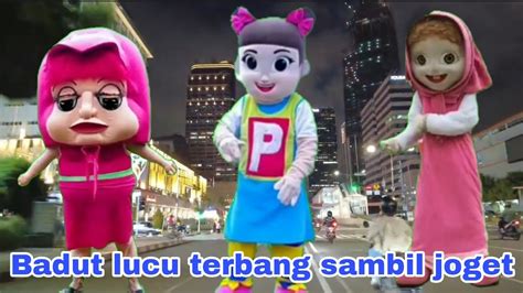 Badut terbang || seru banget nih badut || funny clown dancing - YouTube