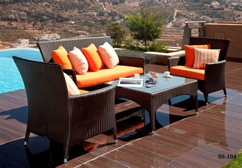 Outdoor Wicker Sofa SS-104 - ZEBANO