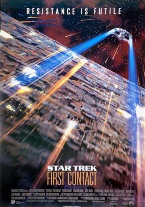 STAR TREK FIRST CONTACT (Single Sided Reprint) POSTER buy movie posters ...