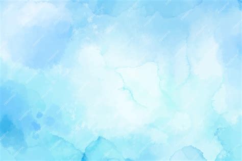 Premium Vector | Watercolour background with light blue stains