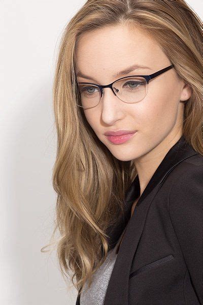 Melody Cat Eye Navy Glasses for Women | Eyebuydirect | Fashion eye glasses, Eyebuydirect, Semi ...