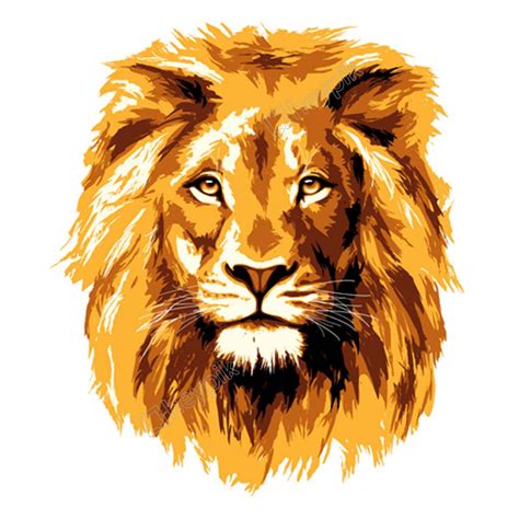 Leitor de vetor de leão dourado | Lion painting, Lion artwork, Lion ...