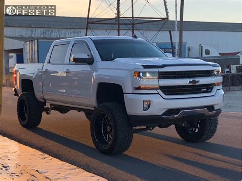 2018 Chevrolet Silverado 1500 Wheel Offset Super Aggressive 3"-5" Suspension Lift 8" | 318355 ...