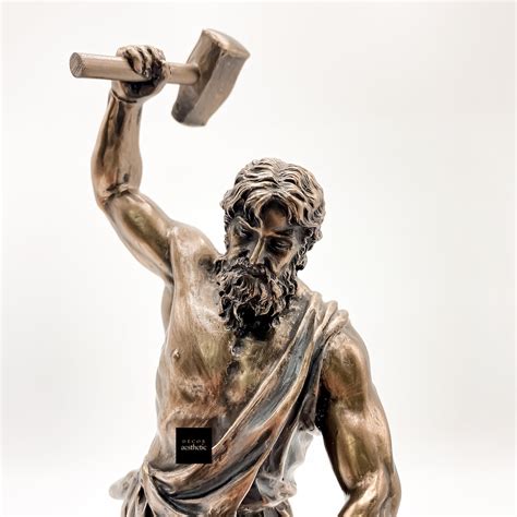 Hephaestus Statue Figurine Ancient Greek Roman Mythology - Etsy