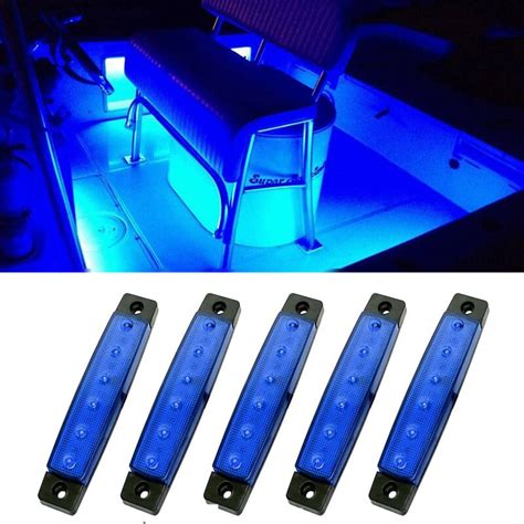 4 x Marine Boat Grade 12 volt Large Waterproof LED... – Grandado