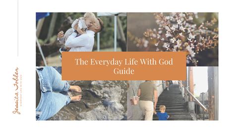 The Everyday Life With God Guide - Jessica Tobler