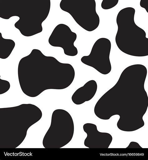 Cow wallpaper background black Royalty Free Vector Image