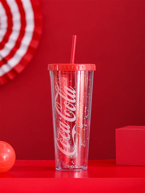 Coca Cola Large Straw Water Bottle 720ml – MINISO Bahrain