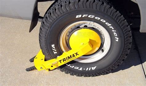 Trimax Adjustable RV and Trailer Wheel Lock