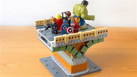 Lego Avengers assemble in the bridge scene MOC - YouTube