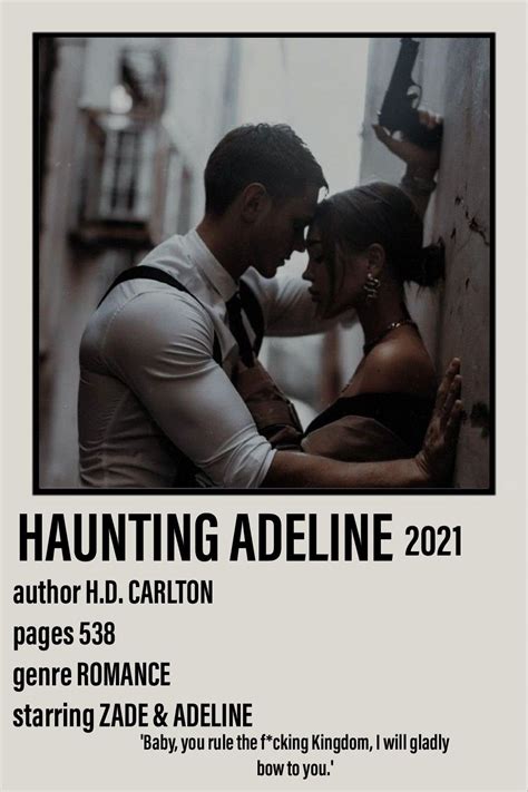 Haunting Adeline polaroid poster. in 2022 | Book posters, Romance books, Book aesthetic