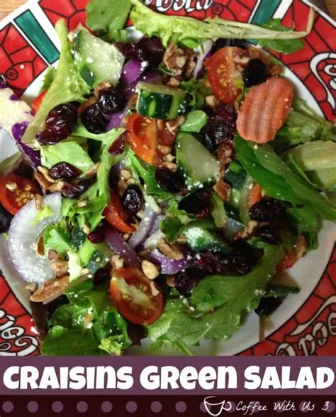 Craisins Green Salad | Coffee With Us 3