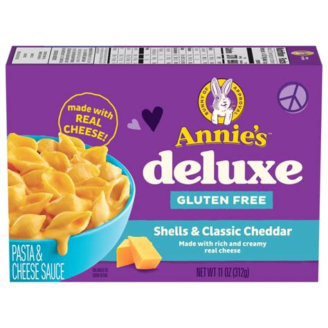 Save on Annie's Deluxe Shells & Cheddar Rice & Pasta Sauce Gluten Free ...