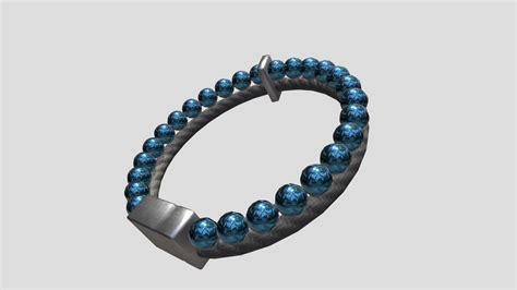 Bead Bracelet - Download Free 3D model by SpaceCat (@SpaceCat3D) [87c4183] - Sketchfab