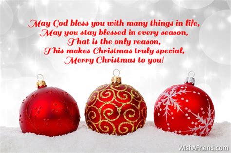 May God bless you with many, Religious Christmas Sayings