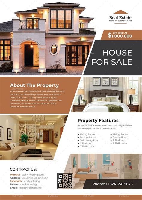 Real Estate Flyer | Real estate flyers, Real estate flyer template ...