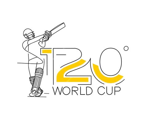 Free Vector | T20 world cup cricket championship poster template ...