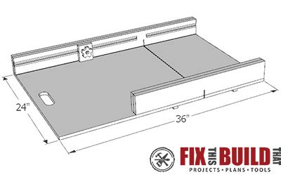 How To Make A Table Saw Sled (FREE Plans) | FixThisBuildThat