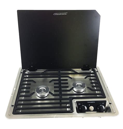 Dometic 50216G RV 2-Burner Propane Cooktop With Glass Cover - Walmart.com - Walmart.com