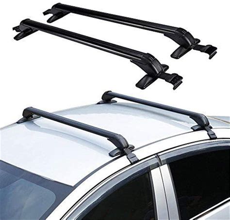 Motors Universal Aluminium Car Roof Rack Sedan Luggage Carrier Pair ...