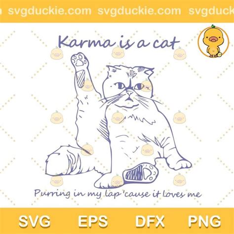 Karma Is A Cat SVG, The Midnights Taylor Swift SVG, Taylor Swift Albums 2022 SVG PNG EPS DXF in ...