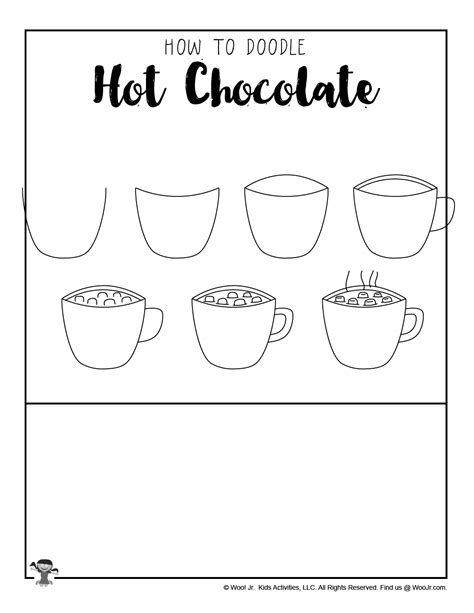 Free Hot Chocolate Drawing Tutorial | Woo! Jr. Kids Activities : Children's Publishing