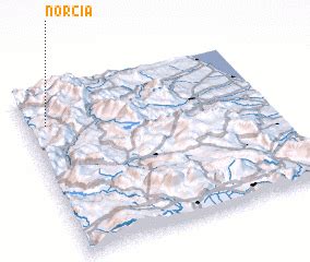 Norcia (Italy) map - nona.net