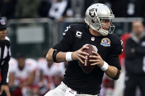 Carson Palmer injury: Raiders QB leaves game after Greg Hardy hit ...