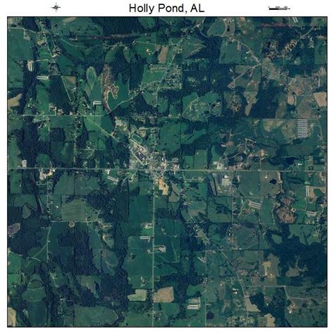 Aerial Photography Map of Holly Pond, AL Alabama