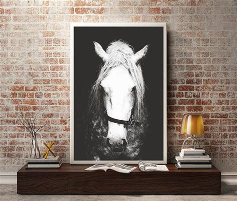 Black & White Horse PhotographyHorse Wall DecorHorse Wall | Horse wall art, Horses wall decor ...