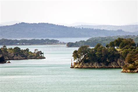 Adriatic Sea Islands in the Evening Stock Image - Image of channel, beautiful: 38568295