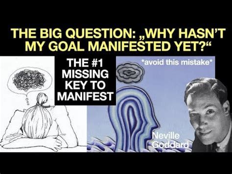 Neville Goddard manifesting: This is why you're not manifesting your ...