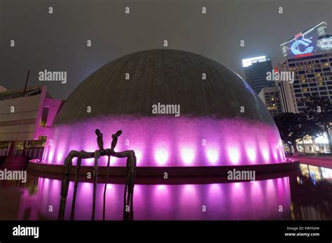 Hong Kong Space Museum at night, Tsim Sha Tsui, Kowloon, Hong Kong Stock Photo - Alamy