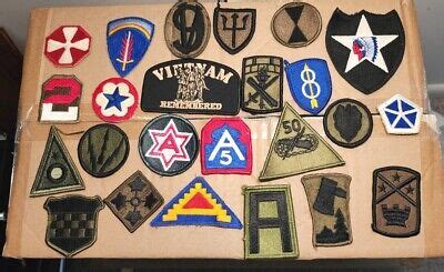 LOT OF MILITARY PATCHES NEW/USED VINTAGE-CURRENT NICE COLLECTION ARMY ...