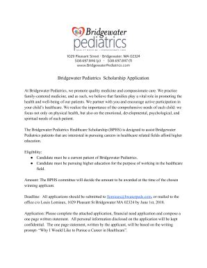 Fillable Online BP Blog - Bridgewater Pediatrics - Pediatrics for Family ... Fax Email Print ...