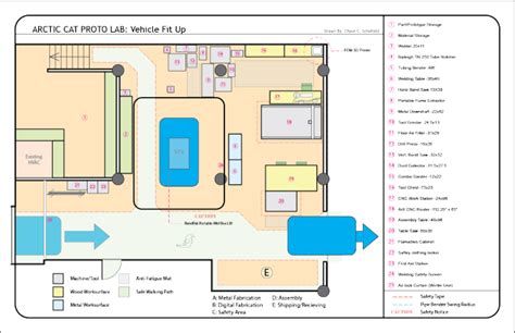 Prototyping Shop Floor Plan by Chase Schofield at Coroflot.com