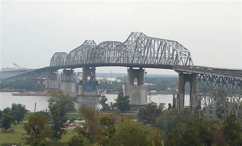 Industrial History: NOPBR Huey P Long Bridge (NO) over the Mississippi near New Orleans, LA