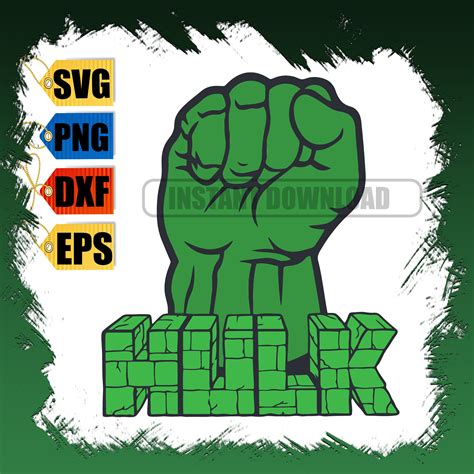 Hulk Svg Superhero Svg Instant Download SVG PNG EPS Dxf - Etsy Ireland